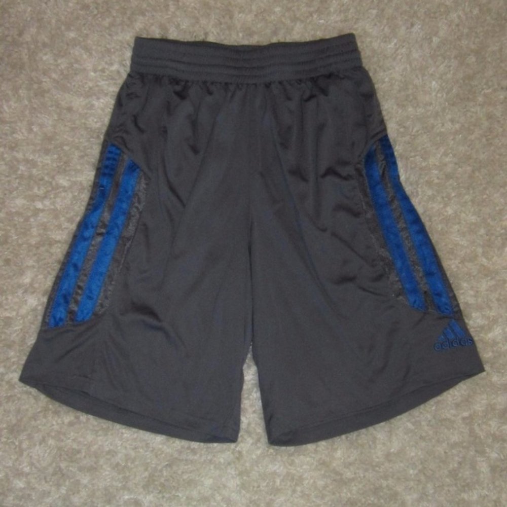 Adidas big stripe basketball shorts - men's medium